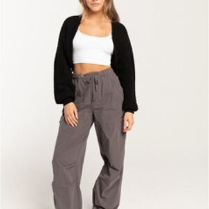Tilly's Gray Wide Leg Pants